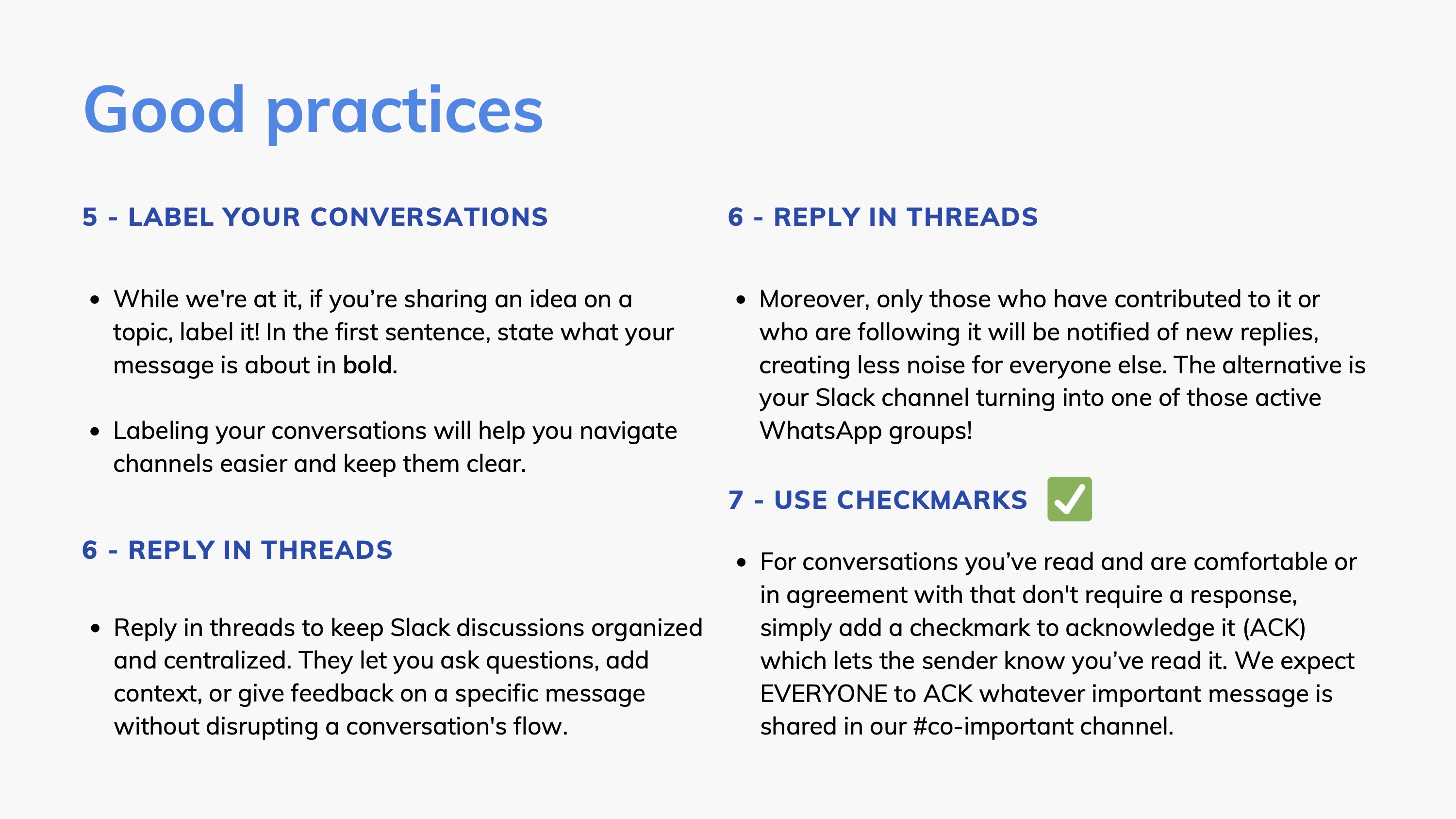 How to use slack