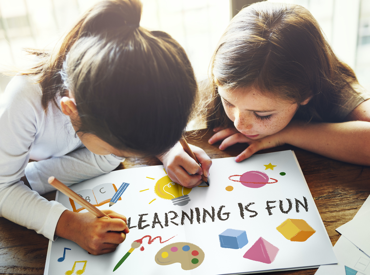 promotional scripts: image of children learning