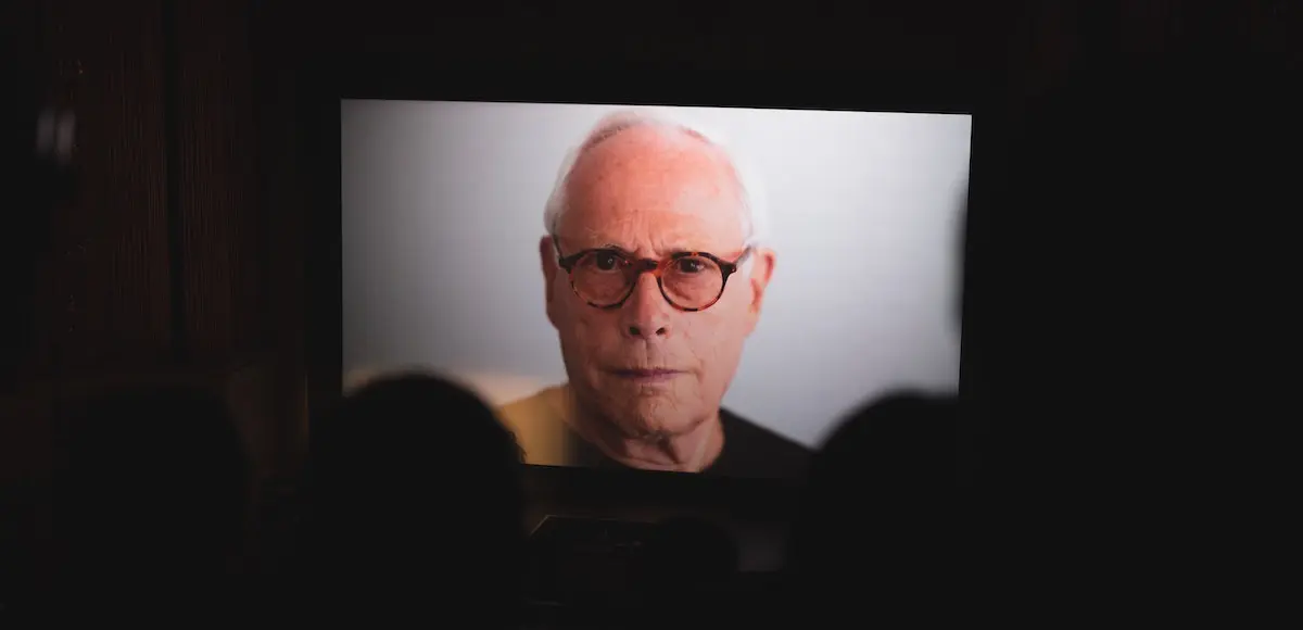 documentary voice: old man on screen