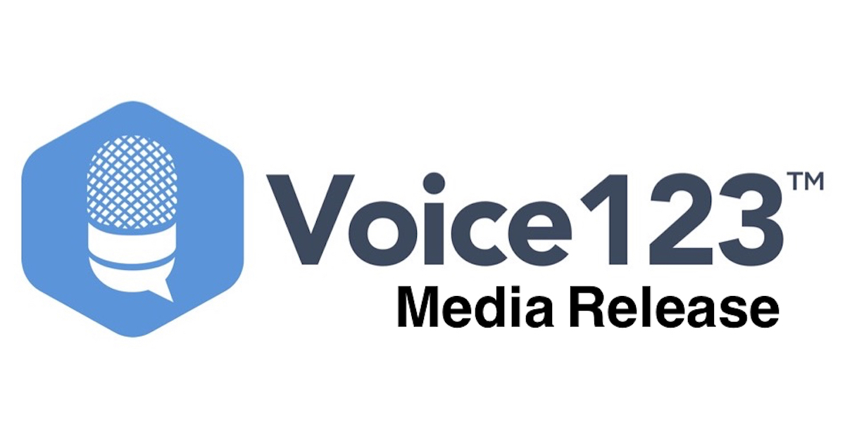 Authentic voices: image of Voice123 logo