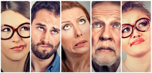 Medical narration: image of voice actors looking confused