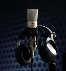 Best voice: image of a mic and headphones