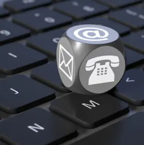 Email marketing: image of a computer keyboard