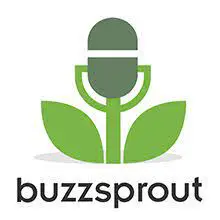 Podcast hosting: image of buzzsprout logo