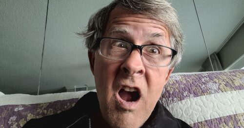 amateur voice actor: image of a surprised man