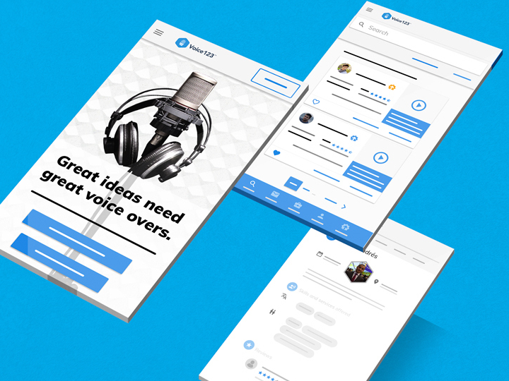 Voice123 Mobile Product Concepts