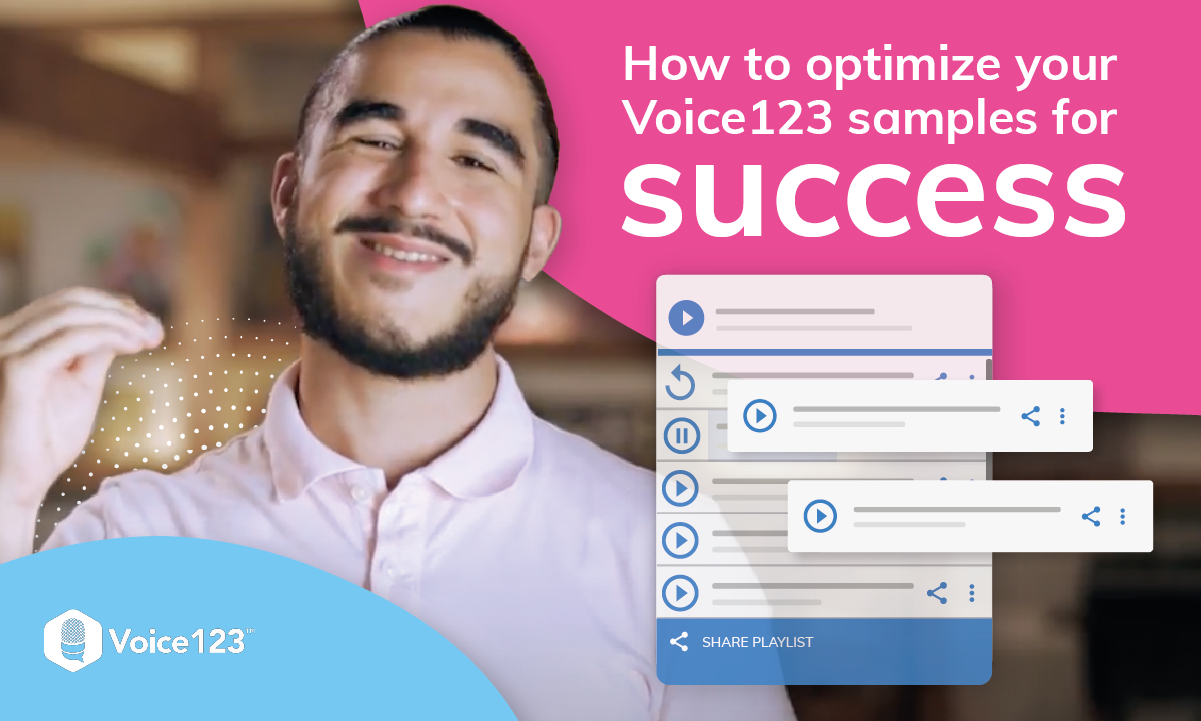how to optimize voice123 samples