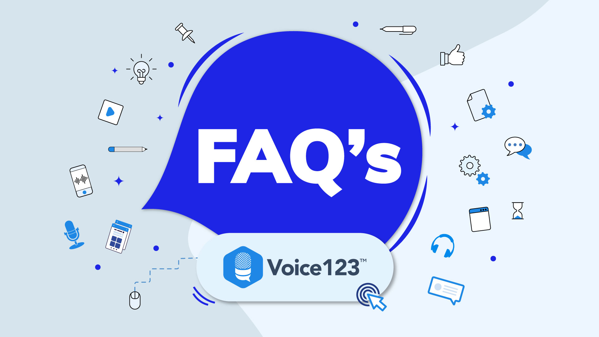 Voice123 FAQ's